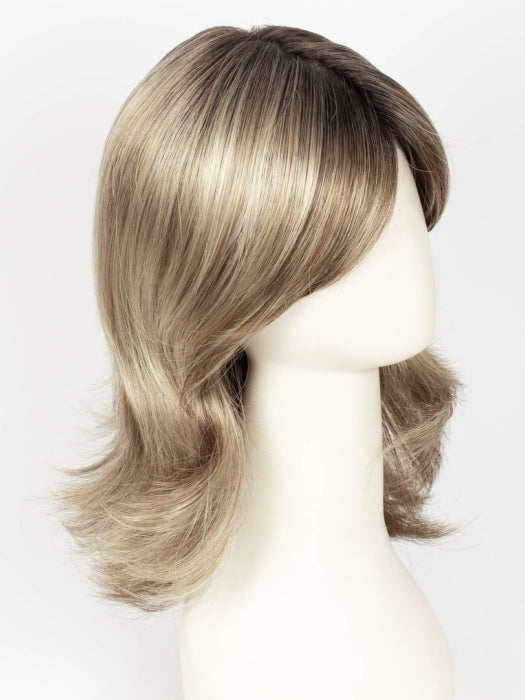 SAND MULTI ROOTED 24.14.12 | Lightest Ash Blonde and Medium Ash Blonde with Lightest Brown Blend and Shaded Roots