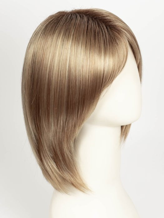 SUGAR CANE R | Rooted Platinum Blonde and Strawberry Blonde evenly blended base with Light Auburn highlight