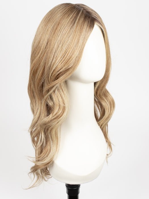 RL14/22SS SS WHEAT | Dark Blonde Evenly Blended with Platinum Blonde with Dark Roots