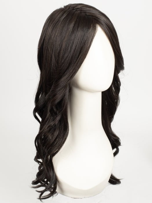 RL2/4 OFF BLACK | Black Evenly Blended with Dark Brown Highlights