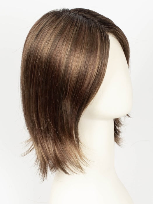 HOT MOCCA ROOTED 830.27.33 | Medium Brown, Light Auburn, Dark Strawberry Blonde, and Dark Auburn Blend with Shaded Roots