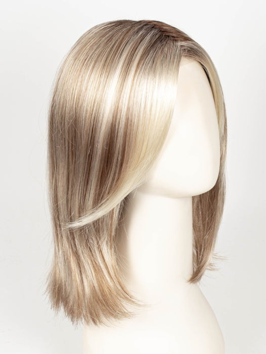 101/88/27S8 CATALINA BLONDE | Pale blonde with Pure White Natural Violet halo highlights, shaded medium brown