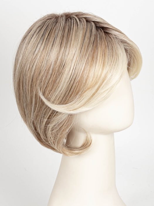 101/88/27S8 CATALINA BLONDE | Pale blonde with Pure White Natural Violet halo highlights, shaded medium brown
