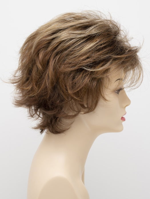 CREAMED COFFEE | Medium Brown roots and base with Cinnamon and Golden Blonde highlights