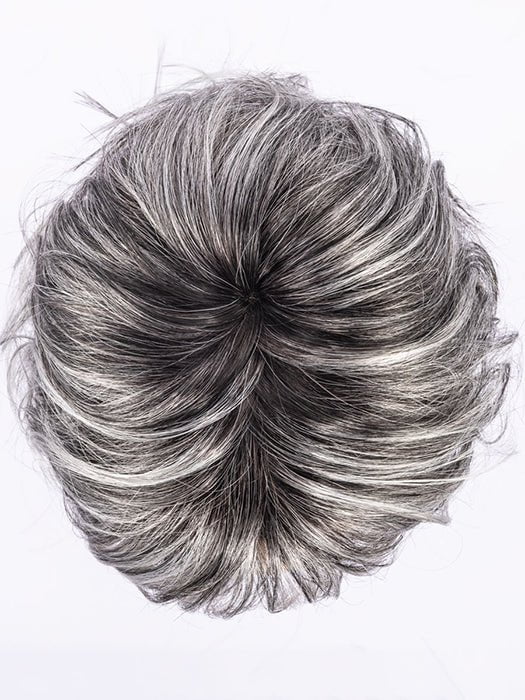 SALT/PEPPER ROOTED | Darkest Brown and Black/Dark Brown with Grey Blend and Shaded Roots