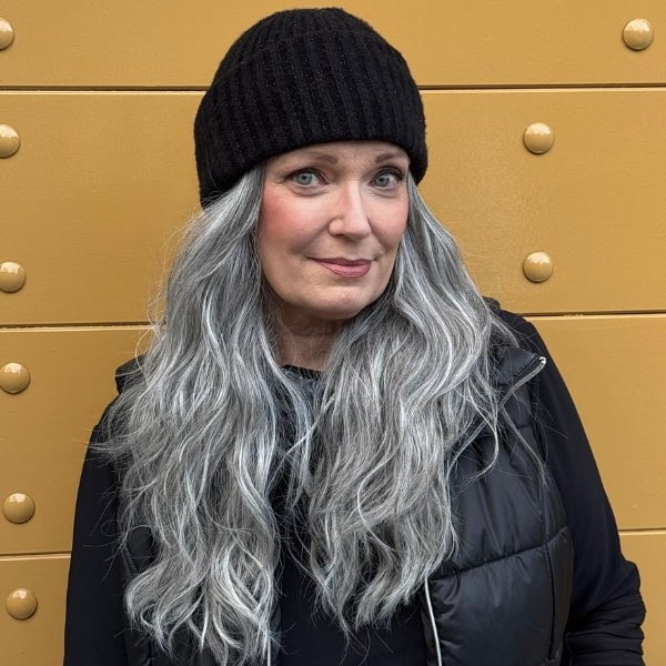 Featured Here: Brooklyn by Rene of Paris in shade Salt & Pepper MR