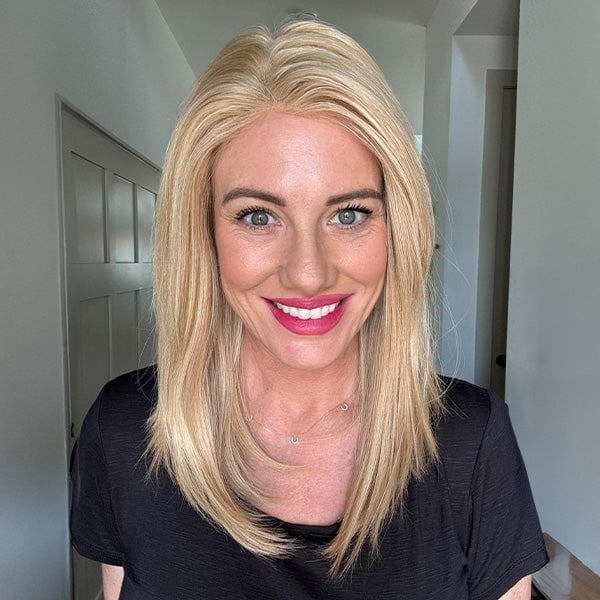 Sienna Lite by Jon Renau wig in shade 14/88H Vanilla Macaron blonde