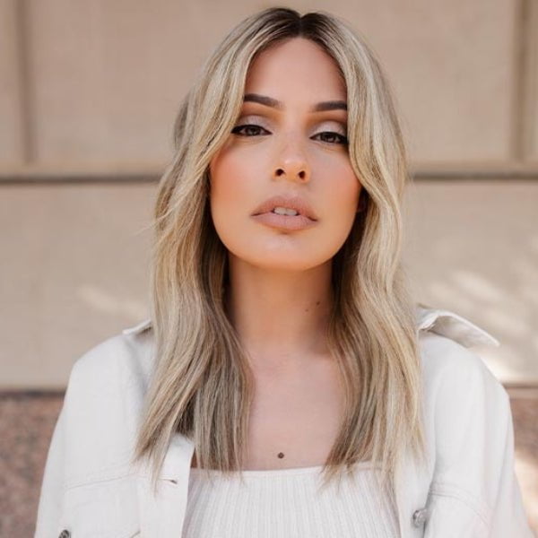 Sienna by Jon Renau wig in shade 12FS8 Shaded Praline blonde color