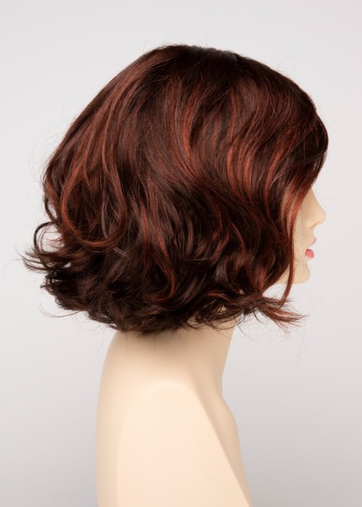 CHOCOLATE CHERRY | Dark Brown roots with overall Medium Brown base with Deep Red highlights