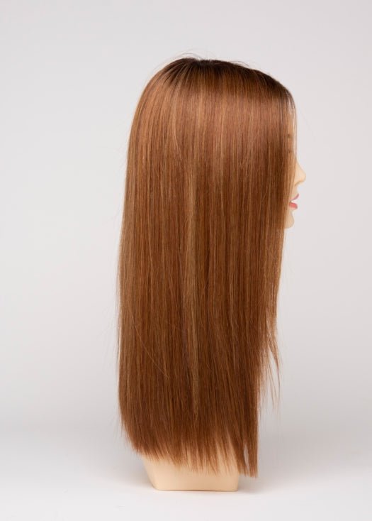 CREAMED COFFEE | Medium Brown roots and base with Cinnamon and Golden Blonde highlights