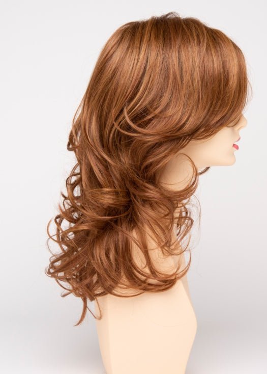 CREAMED COFFEE | Medium Brown roots and base with Cinnamon and Golden Blonde highlights