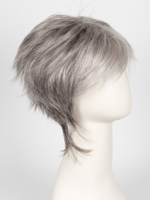 SILVER STONE | Silver Medium Brown Blend That Transitions To More Silver Then Medium Brown Then To Silver Bangs