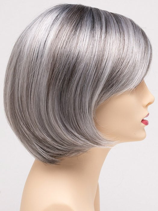 STERLING SHADOW | Medium Salt-and-Pepper Grey with Darker Brown Roots