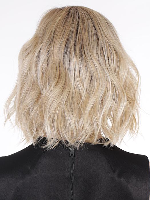 HONEY WITH CHAI LATTE | Light Golden Brown with Pale Golden Blonde & Medium Golden Blonde Highlights on Top, Medium Brown Roots