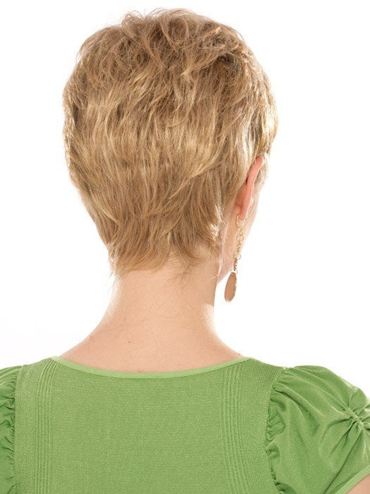 Casey Wig by Estetica Designs | Back View | Color: R24/18BT