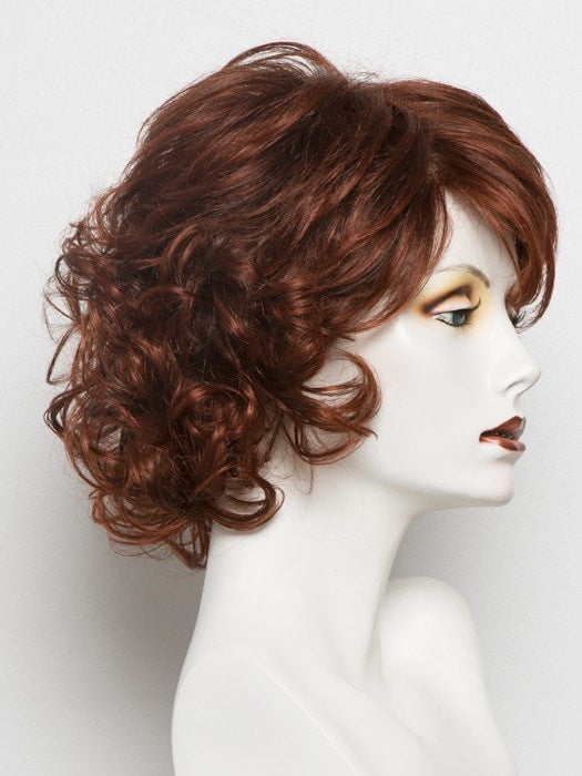 AUBERGINE MIX | Darkest Brown with hints of Plum at base and Bright Cherry Red and Dark Burgundy Highlights