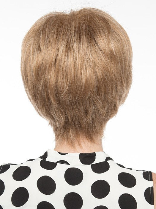 The nape keep this look edgy and chic. Color: Dark Blonde