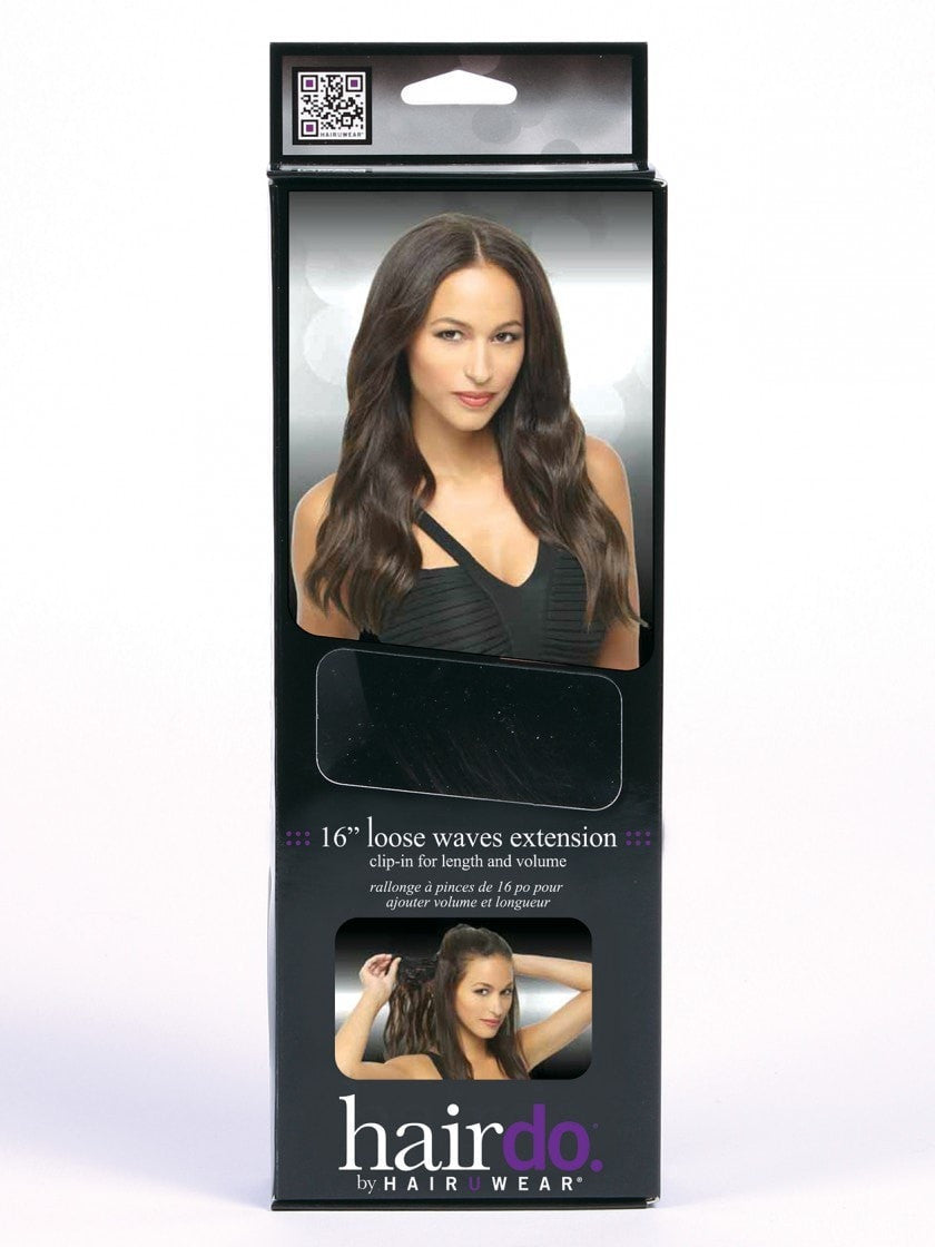 Package | 16" Loose Waves Clip In Extension by Hairdo