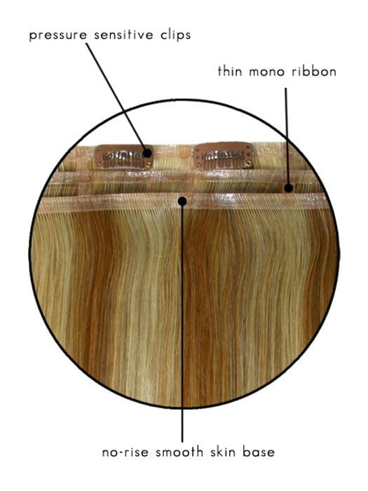 20" Straight easiXtend (HD) Heat Defiant Clip In Extensions (5pcs) | Discontinued