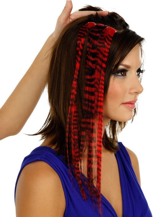 16" Tiger Print Hair Extensions (1pc) | Discontinued