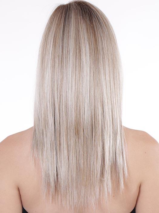 BUTTERBEER-BLONDE | Cool Light Blonde, Light Ash Blonde, and Golden Blonde with Medium Brown Roots