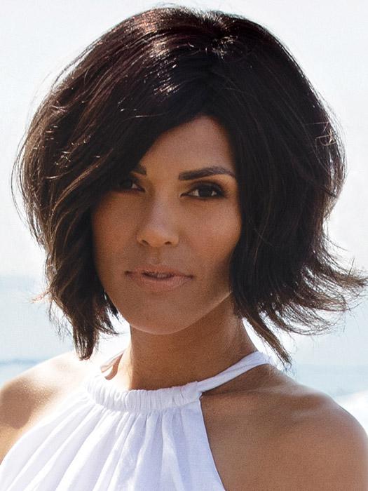 SAFI by RENE OF PARIS in MARBLE-BROWN-LR | Dark Brown rooted, Medium Brown and Light Honey Brown 50/50 blend