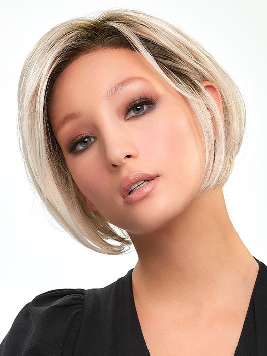 IGNITE PETITE by Jon Renau in FS17/101S18 PALM SPRINGS BLONDE | Light Ash Blonde with Pure White Natural Violet Bold Highlights, Shaded with Dark Natural Ash Blonde FB MAIN IMAGE