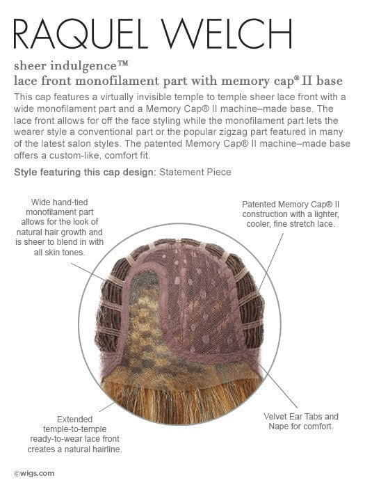STATEMENT PIECE by Raquel Welch | Cap Construction Details