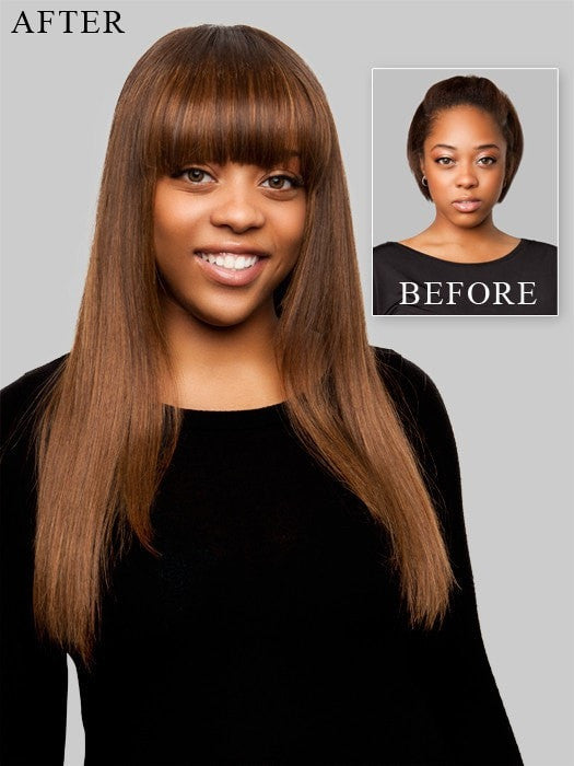 Before & After | 14" OCH SILKY STRAIGHT by WigPro