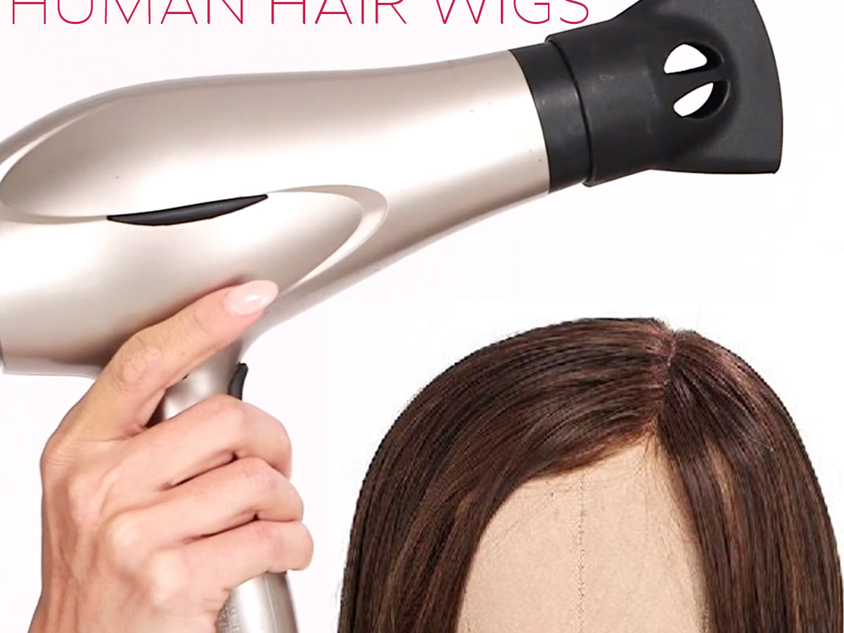 Why Our Wig Experts Recommend Blow Drying Human Hair Wigs