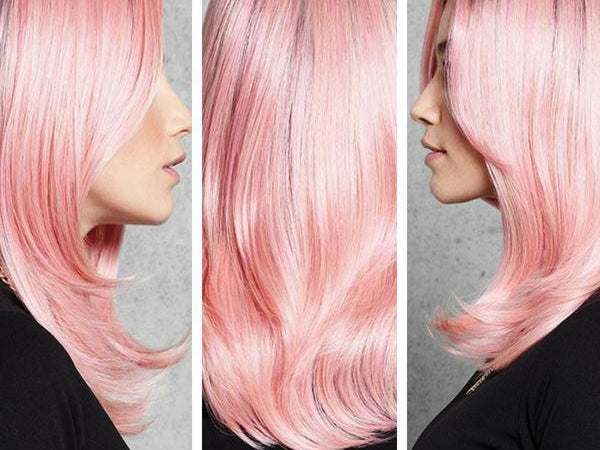 Pink Wavy Wig