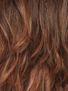 CINDER HEAT | Reddish brown base blended with smoked copper with soft amber highlights and chestnut brown roots. 
