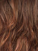 CINDER HEAT | Reddish brown base blended with smoked copper with soft amber highlights and chestnut brown roots. 
