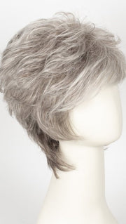 R51LF60 | Off Black with 75% Grey Lightening to Gold Blonde Mix in Front