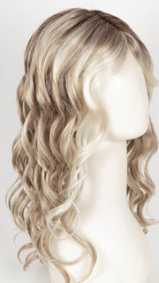 101/88/27S8 CATALINA BLONDE | Pale blonde with Pure White Natural Violet halo highlights, shaded medium brown