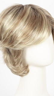 SANDY-BLONDE-ROOTED 24.23.14 | Medium Honey Blonde, Light Ash Blonde, and Lightest Reddish Brown blend with Dark Roots