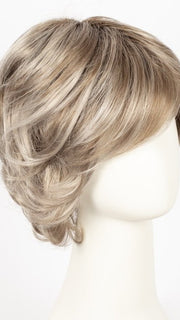 PEARL-BLONDE-ROOTED B101.14.49 | Pearl Platinum, Dark Ash Blonde, and Medium Honey Blonde mix with darker roots
