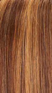 6F27 CARAMEL RIBBON | Brown with Light Red-Gold Blonde Highlights & Tips
