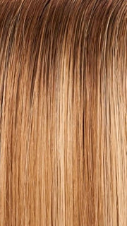 12FS8 SHADED PRALINE | Medium Natural Gold Blonde, Light Gold Blonde, Pale Natural Blonde Blend, Shaded with Dark Brown