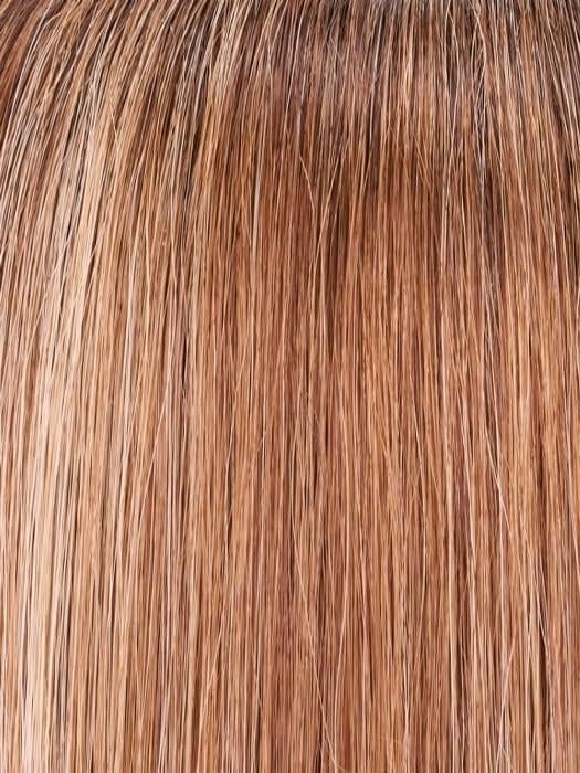 FS26/31S6 SALTED CARAMEL | Medium Natural Red Brown with Medium Red Gold Blonde Bold Highlights, Shaded with Brown