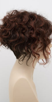 CHOCOLATE CHERRY | Dark Brown roots with overall Medium Brown base with Deep Red highlights