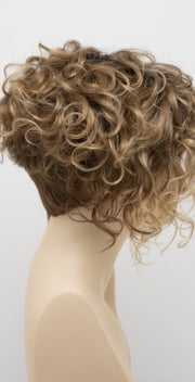 GOLDEN NUTMEG | Medium Brown roots with overall Warm Cinnamon base and Golden Blonde highlights