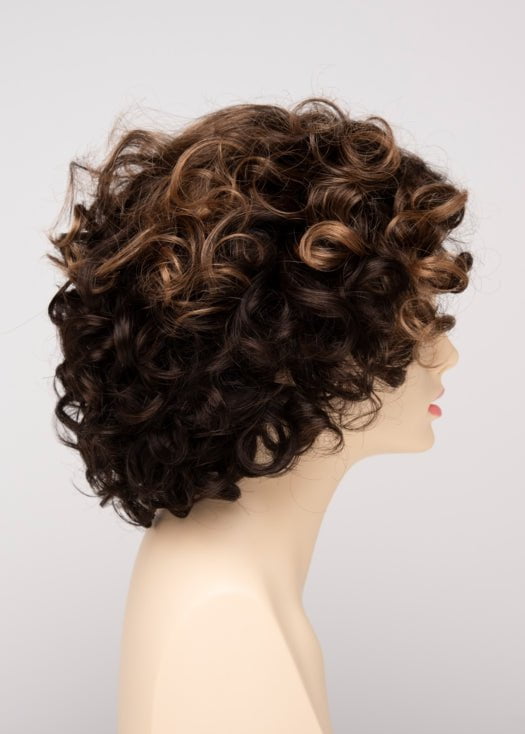 AMARETTO CREAM | Dark Brown roots with overall Medium Brown base with Honey Blonde highlights