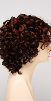CHOCOLATE CHERRY | Dark Brown roots with overall Medium Brown base with Deep Red highlights
