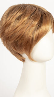 MANDARIN-ROOTED | Light Auburn and Strawberry Blonde Blend with Golden Brown Roots