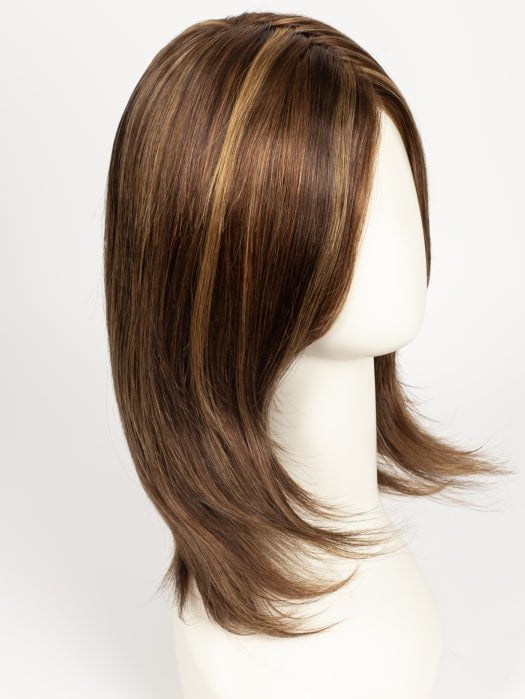 FS6/30/27 TOFFEE TRUFFLE | Brown, Medium Red-Gold, Medium Red-Gold Blonde Blend with Medium Red Gold Blonde Bold Highlights