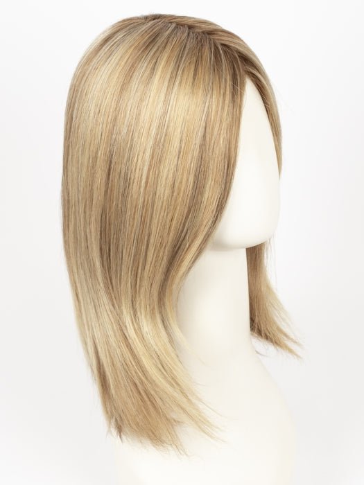 12FS12 MALIBU BLONDE | LIght Gold Brown, Light Natural Gold Blonde, Pale Natural Gold-Blonde Blend, Shaded with Light Gold Brown