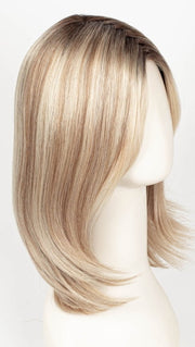 101/88/27S8 CATALINA BLONDE | Pale blonde with Pure White Natural Violet halo highlights, shaded medium brown 