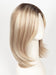 101/88/27S8 CATALINA BLONDE | Pale blonde with Pure White Natural Violet halo highlights, shaded medium brown 