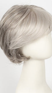 SNOW-MIX | Pure Silver White with 10% Medium Brown & Silver White with 5% Light Brown blend